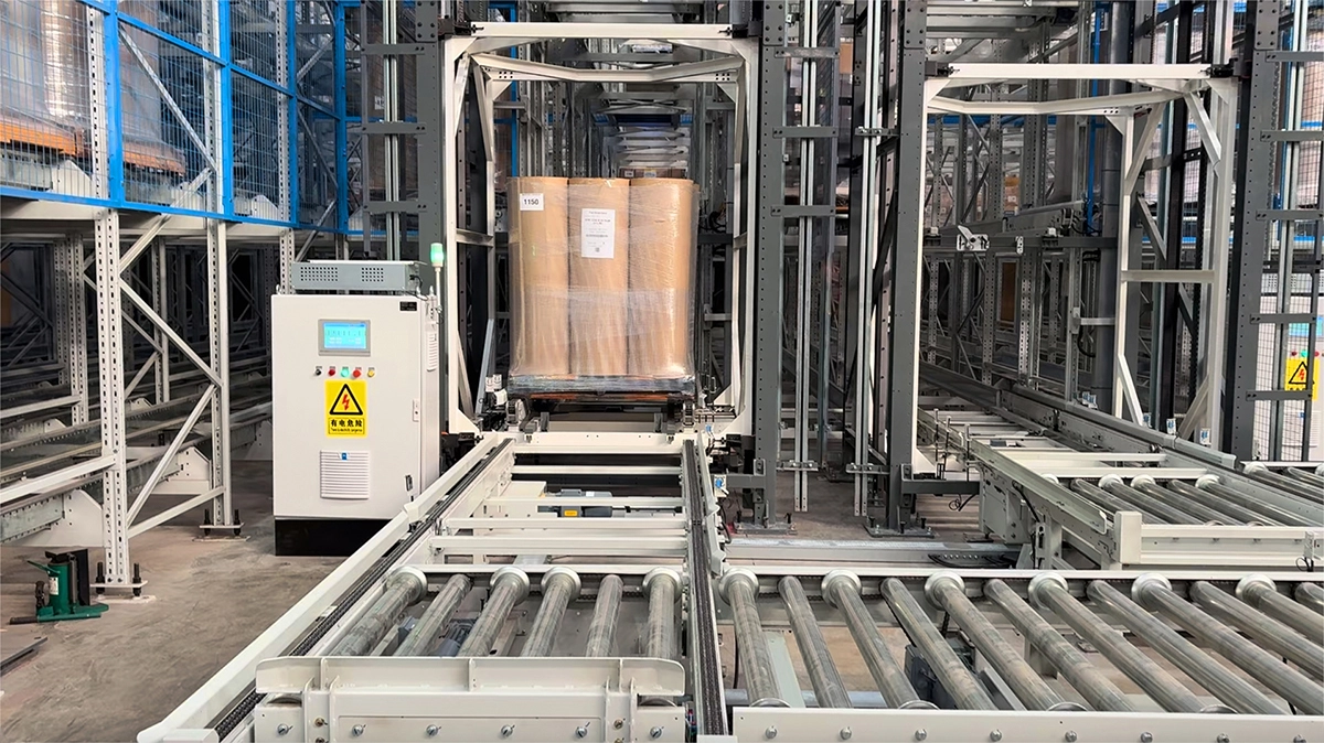 High-density pallet storage system